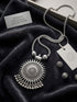 Oxidised Mukhi Chain Pendant Rajashree.Shop