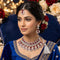 Red Indian Jewellery Diamond White Polish Necklace Set Rajashree.Shop