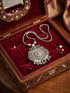 Sasitrends Traditional Oxidized German Silver Necklace For Women &Girls (silver) Rajashree.Shop